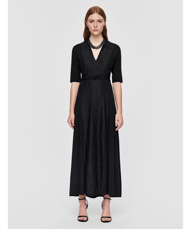 JOSEPH レース&ニット　ドレス Black