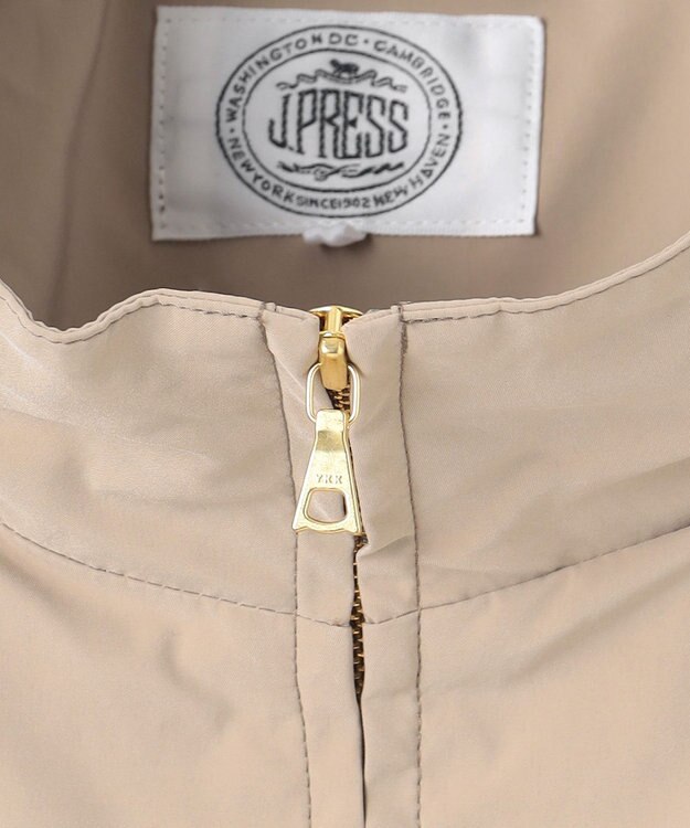 J.PRESS LADIES 【撥水・洗える】Artirosa スタンドカラー ロング丈 コート モカ系