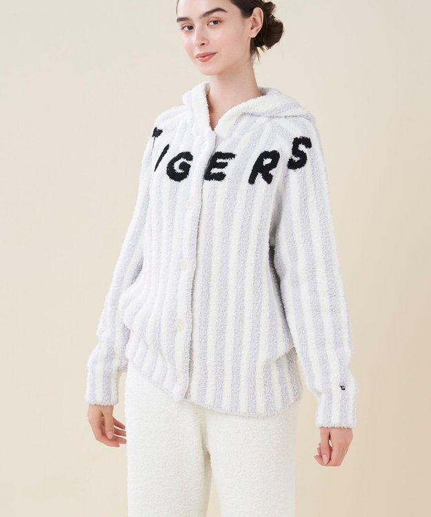 une nana cool MADE WITH 阪神タイガース やわらかモフモフフーディー GY