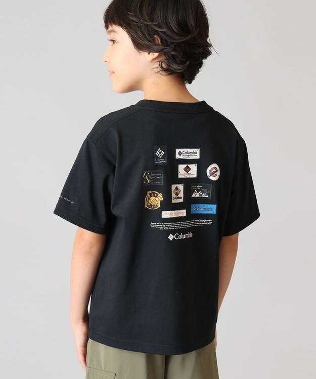Columbia Columbia/ キッズアイテム/ ユーススタックブルックグラフィックショートスリーブTシャツ /コロンビア Black