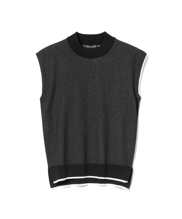 ZERO HALLIBURTON ノースリーブモックネックニット ZHG-W6S8b 85222 ブラック