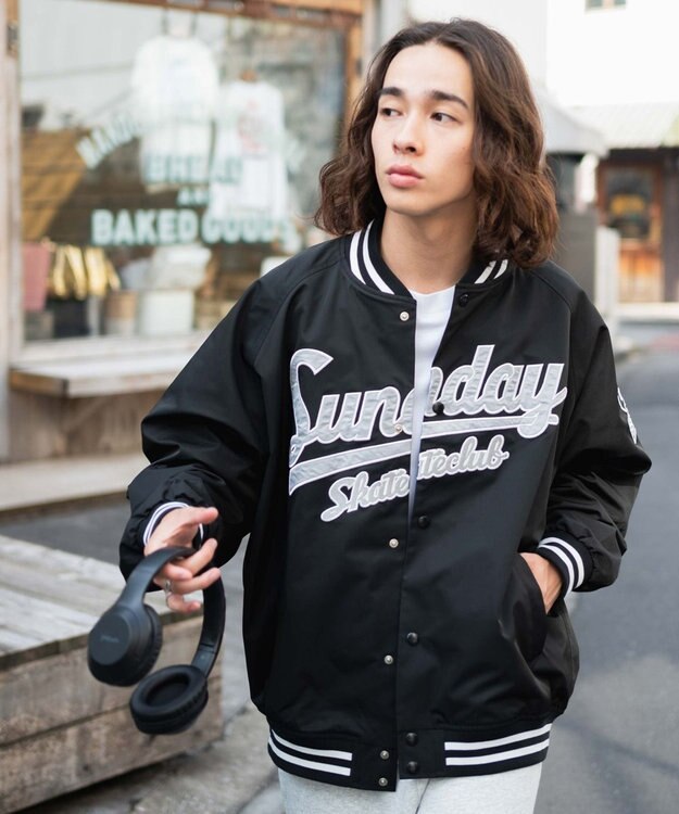 WEGO ワッペンスタジャン ブラック