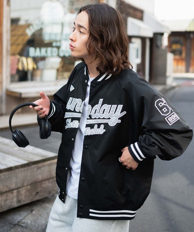 WEGO ワッペンスタジャン ブラック