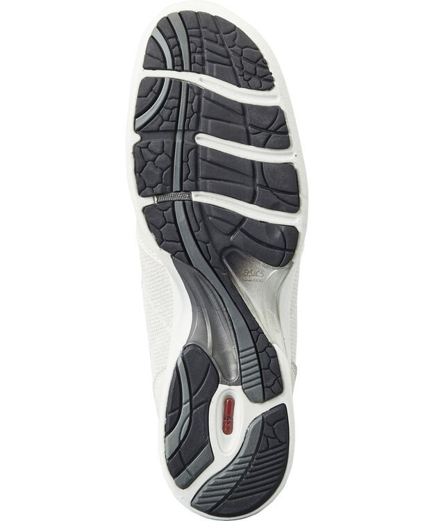 ASICS WALKING ペダラ スニーカー ジップ レディース 2E ホワイト系