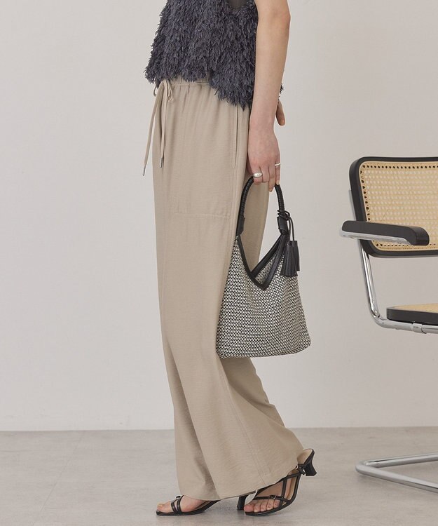 AMERICAN HOLIC 【マルチ機能】ベイカーリラックスパンツ Beige