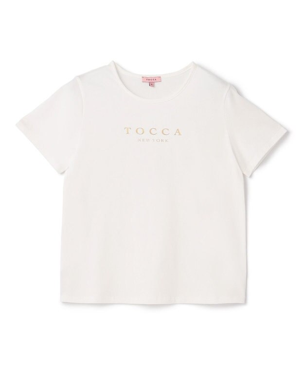 TOCCA 【洗える】TOCCA NEW YORK LOGO TEE Tシャツ ホワイト系