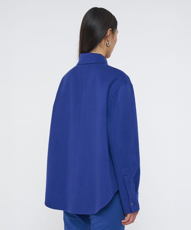 JOSEPH ライトダブルフェイス　ショートコート Cobalt