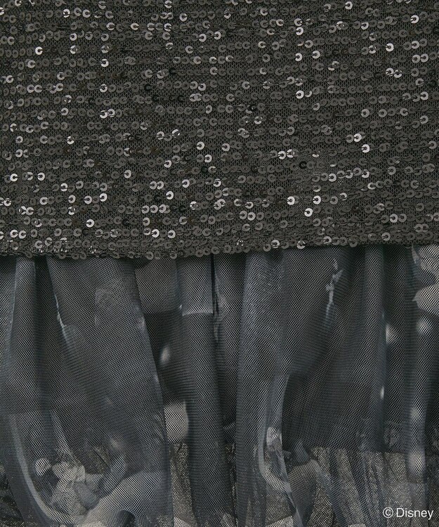 Green Parks ＦＡＮＴＡＳＩＡ／スパンコール総柄ビスチェ Black