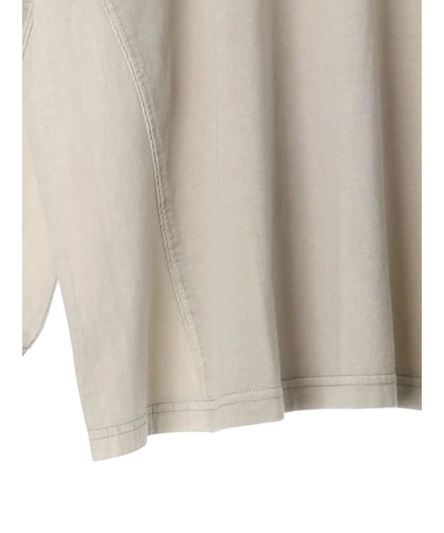 Green Parks ピグメントドッキングチュニック Beige