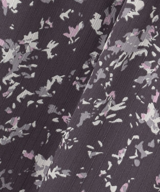 ANY SIS シアーシャーリング ワンピース スレート系