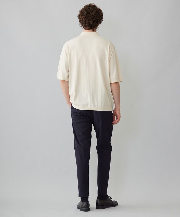 UNFILO MENS FINE MOVE ニットポロ [24年春夏商品] エクリュ