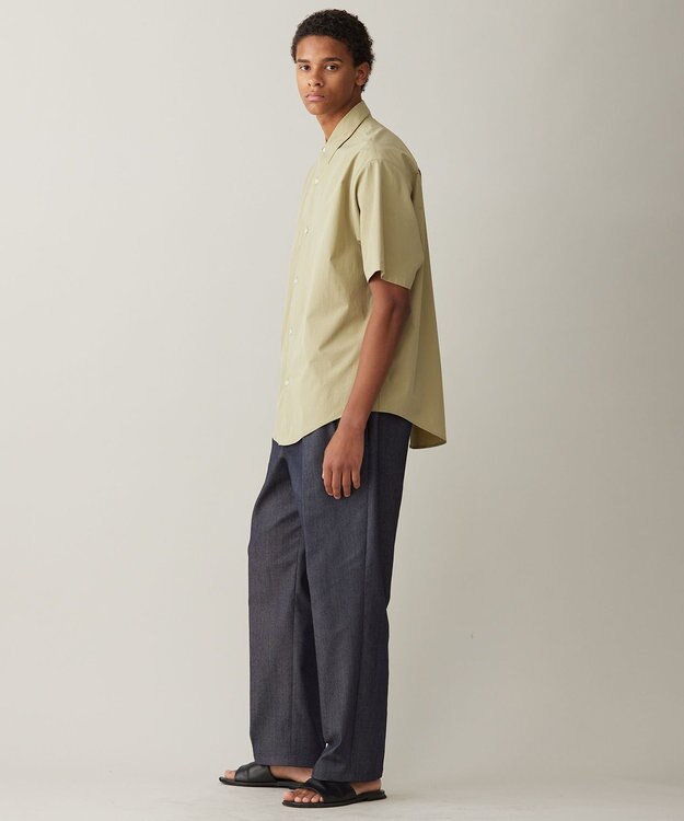 UNFILO MENS コンフォート ハーフスリーブシャツ [24年春夏商品] ダスティーグリーン