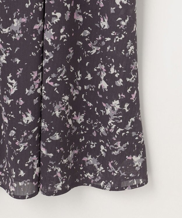 ANY SIS シアーシャーリング ワンピース スレート系