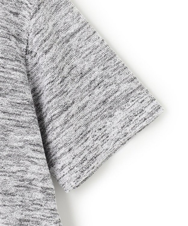 JOSEPH HOMME シャイニースラブブークレ　ニットＴシャツ ライトグレー系