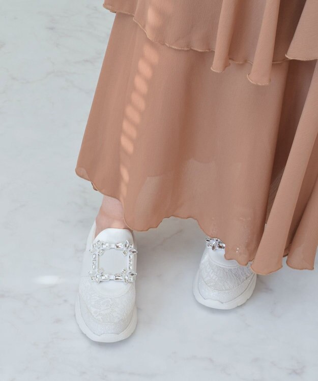 Bridget Birkin 【Bridget Birkin】バックルスニーカー ホワイト