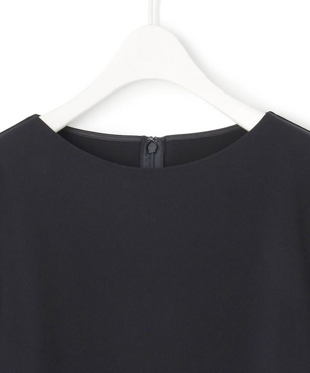 ICB L 【洗える】ミリオーネダンボールニットブラウス ネイビー系