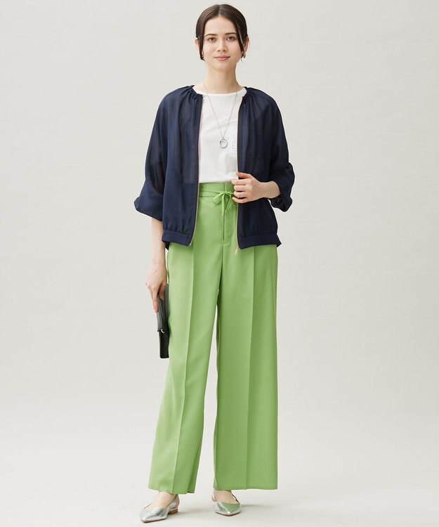 自由区 S 【カタログ掲載・洗える】クロッシェポケット Tシャツ オフホワイト