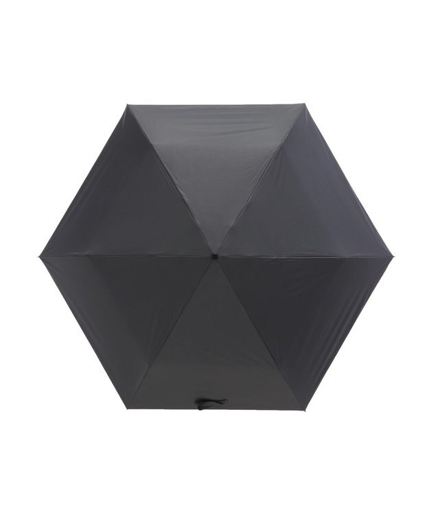 MOONBAT 【大きめ】晴雨兼用日傘 折りたたみ傘 無地／一級遮光 遮熱 UV ワイド54cm ブラック