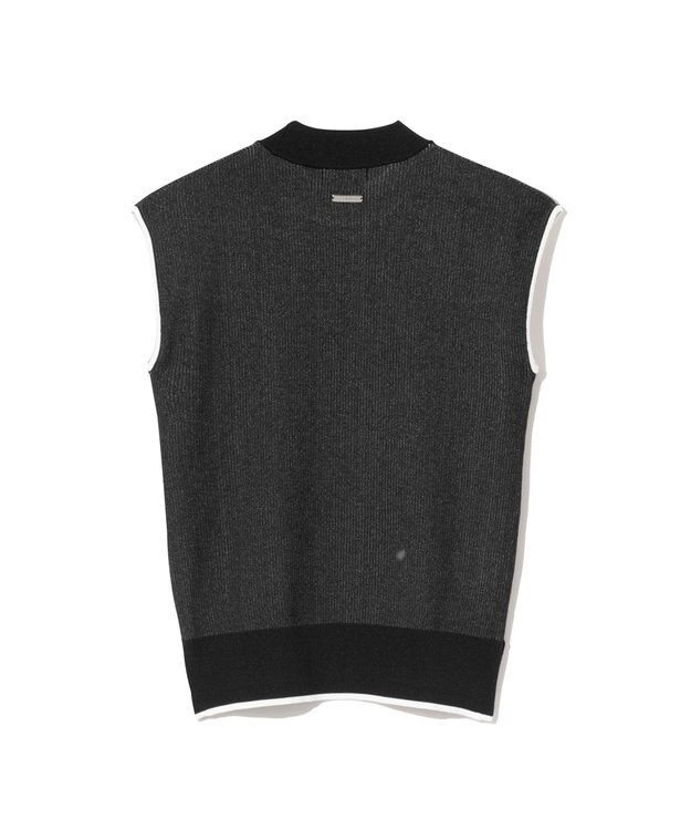 ZERO HALLIBURTON ノースリーブモックネックニット ZHG-W6S8b 85222 ブラック