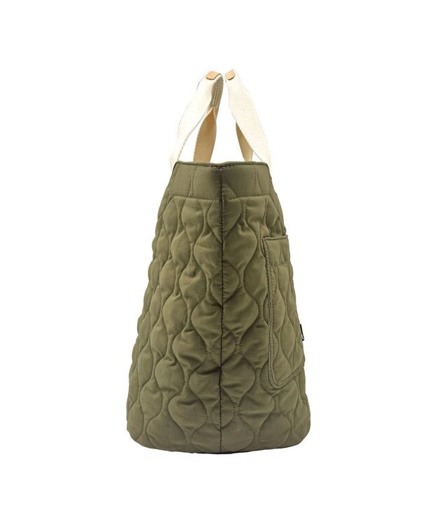 ROOTOTE 3634【A4収納】SN.ラウンド.ミリタリーキルト-A 02：カーキ