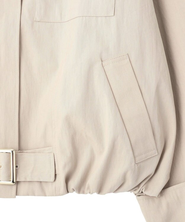 CRAFT STANDARD BOUTIQUE ジップアップミリタリージャケット Ecru