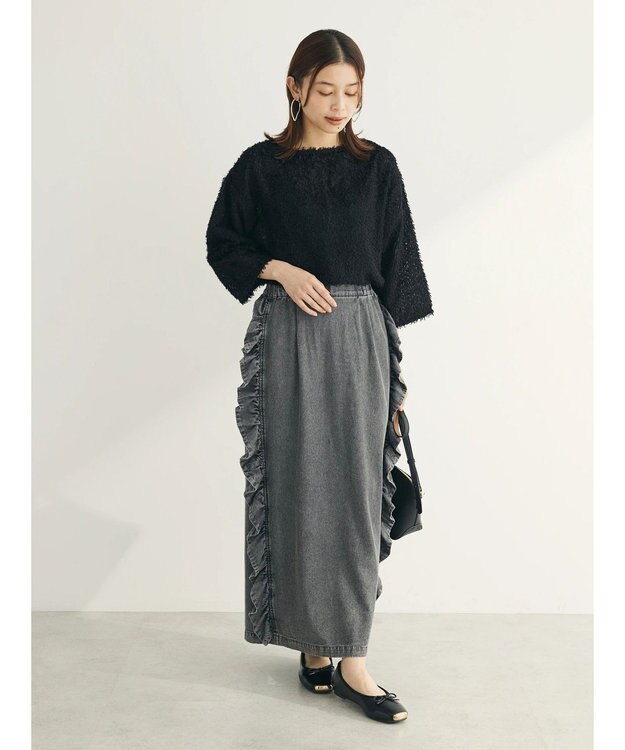 Green Parks ●２ＷＡＹ　もこもさプルオーバー Black