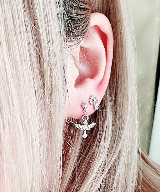 WEGO L6Pピアス 柄1