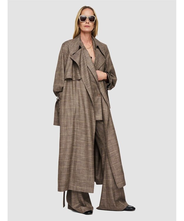 JOSEPH ウールバンブー　ロングコート Escargot Mel