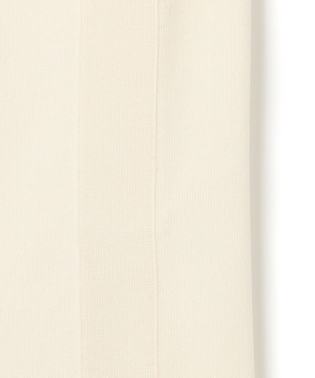 BEIGE， NADIA / 異素材ライン ストレッチニットスカート Ecru