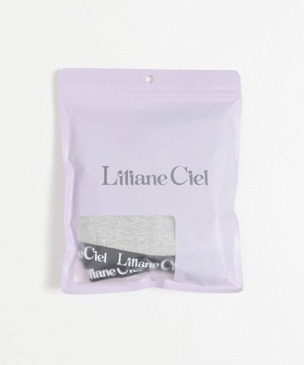WEGO 【ハーフトップ＆ショーツセット】Liliane　Ciel　クロスロゴ グレー