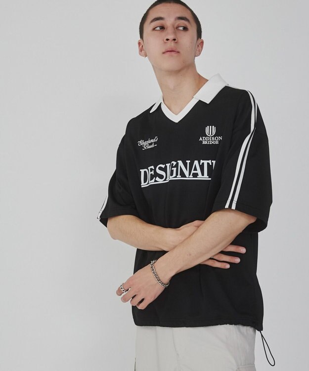 WEGO グラフィックドロストゲームシャツ（S） ブラック