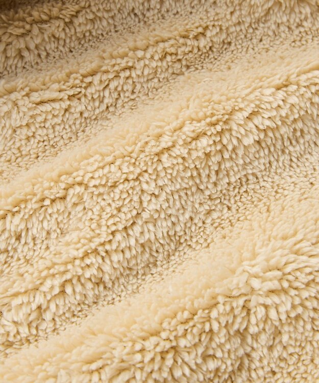 MIKI HOUSE HOT BISCUITS 【70-100cm】 裏ボアフリース 総柄ジャンプスーツ 紺