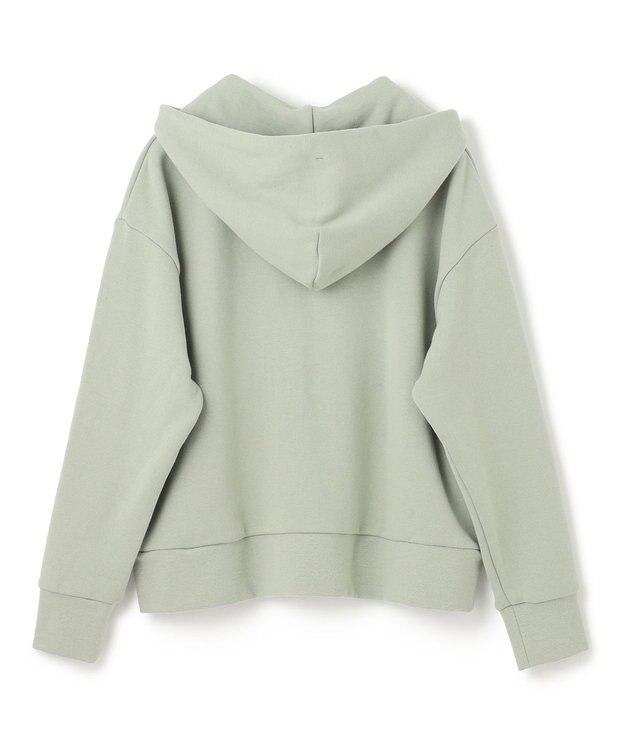 BEIGE， 【BEIGE,ecru/WEB限定・洗える】LOOP BACK / オーバサイズコットンパーカー Leaf