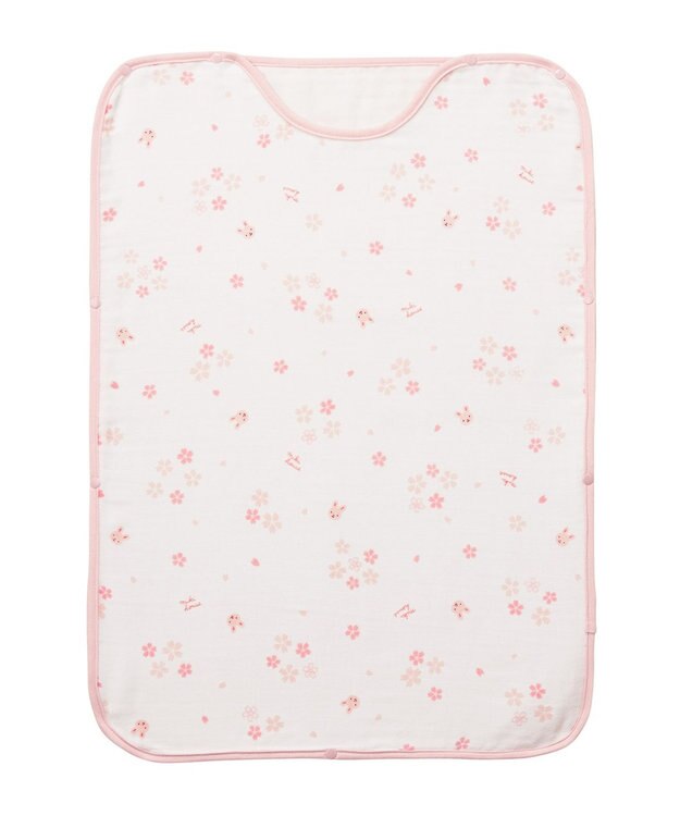 MIKI HOUSE HOT BISCUITS 【ミキハウス】 ガーゼスリーパー ピンク