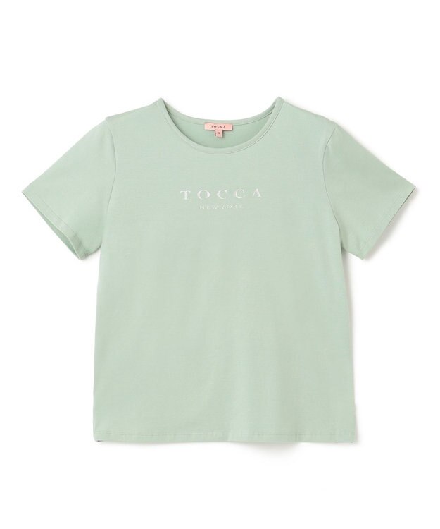 TOCCA 【洗える】TOCCA NEW YORK LOGO TEE Tシャツ トッカブルー系