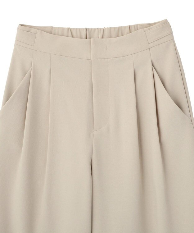 Green Parks イージーケアキュロットパンツ Light Beige