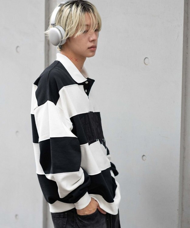 WEGO 【ユニセックス着用ITEM】カレッジロゴラガースウェット ホワイト