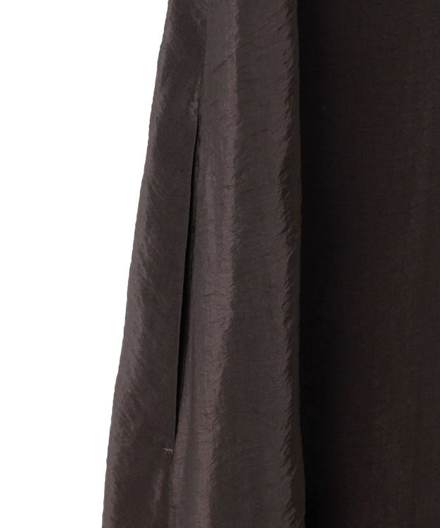 ICB キュプラシルキーオーガンジー ワンピース バーントブラウン系