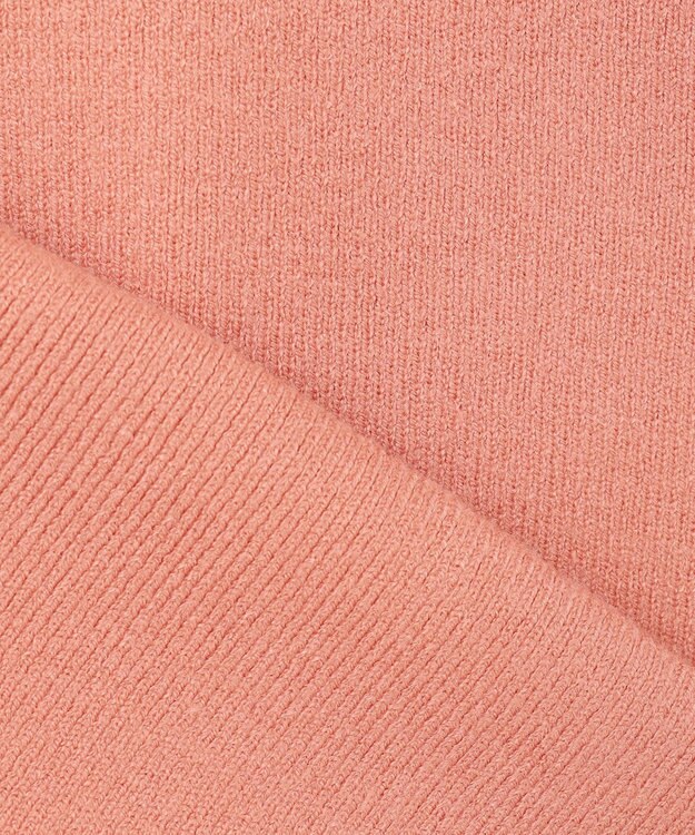 ANY SIS 【洗える】冬のシャルマン パフスリーブ ニット サーモンピンク