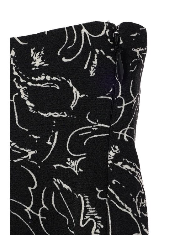 earth music&ecology 切替フラワースカート Black