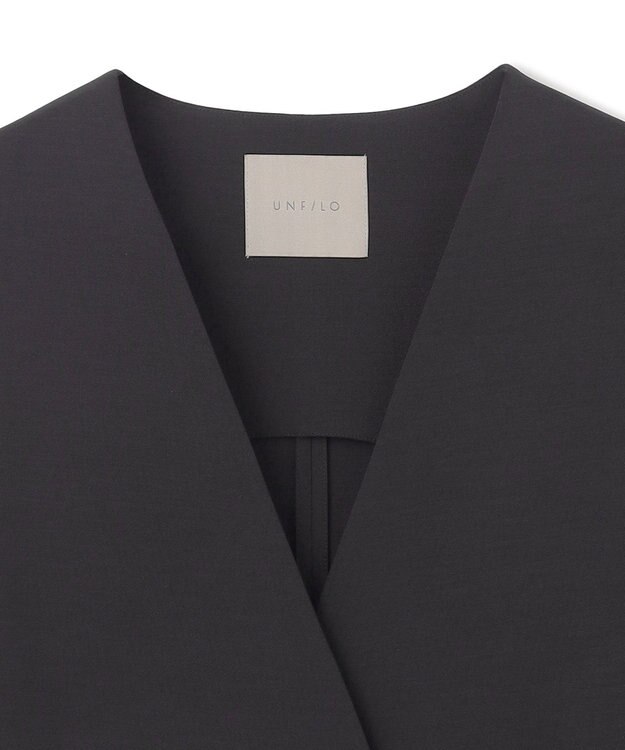 UNFILO TENNEN TOUCH ミドルジレ ブラック