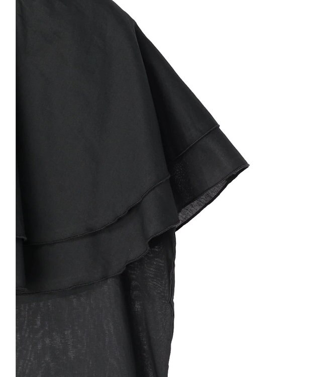 Green Parks ＫＢＦ　フリルブラウス Charcoal Gray