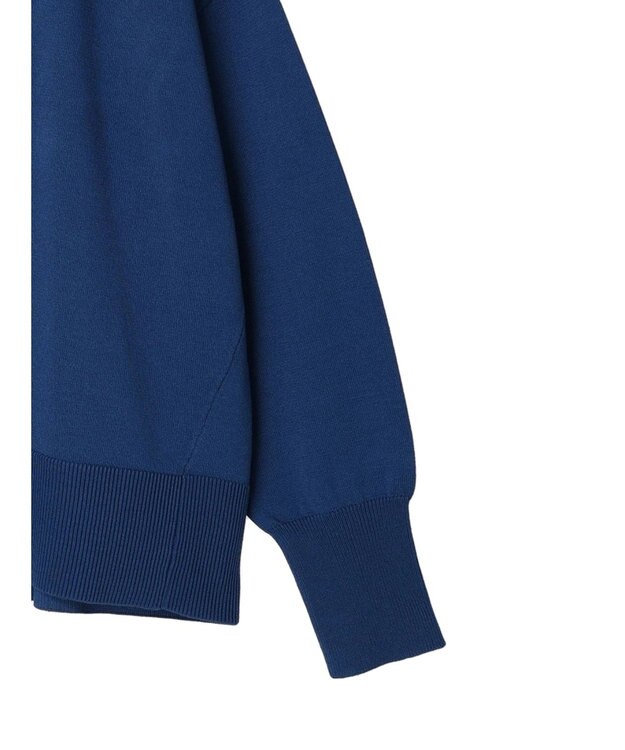 Green Parks 洗える　ステッチ入りＶネックカーディガン Blue