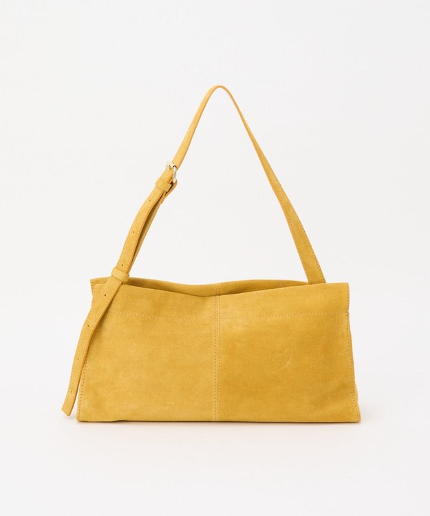 russet 【2025AW新作】スエード横長ショルダーバッグ(CE-1578) Yellow