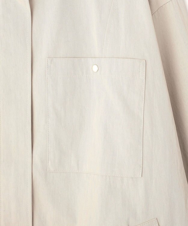 CRAFT STANDARD BOUTIQUE ジップアップミリタリージャケット Ecru