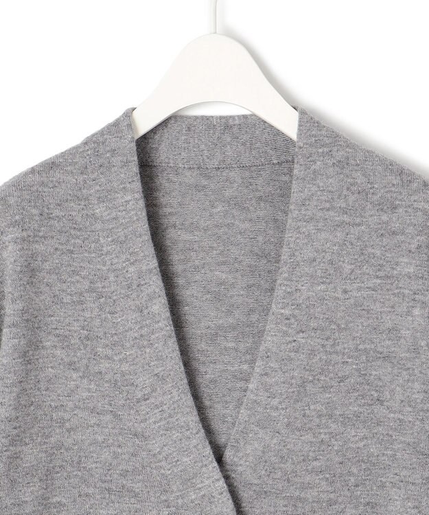 ICB 【洗える】 ジュエルニットカーディガン ライトグレー系