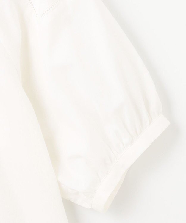 組曲 【WEB限定】ナチュラルローン フリルブラウス アイボリー系