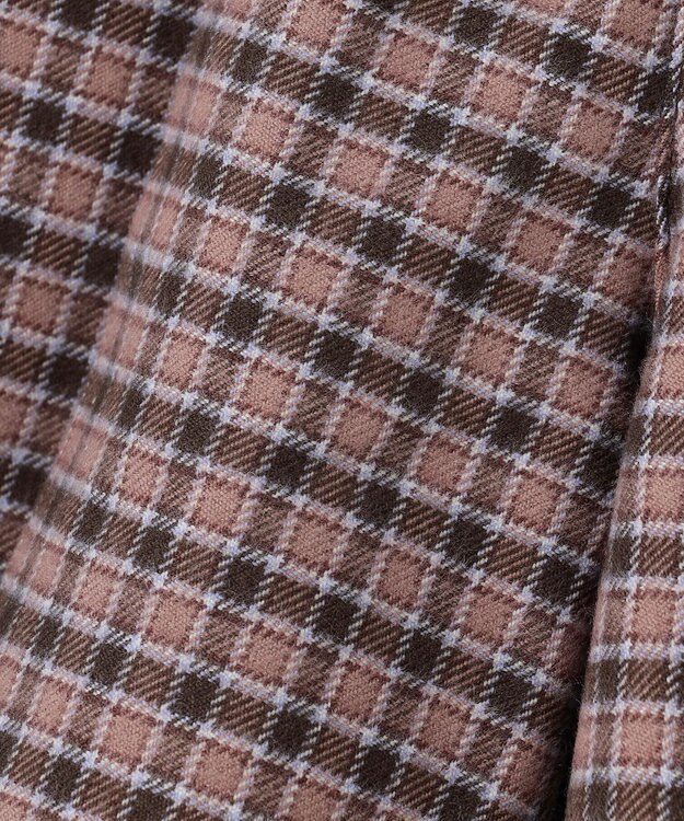 ANY KIDS チェック柄 ショートパンツ ブラウン×チェック