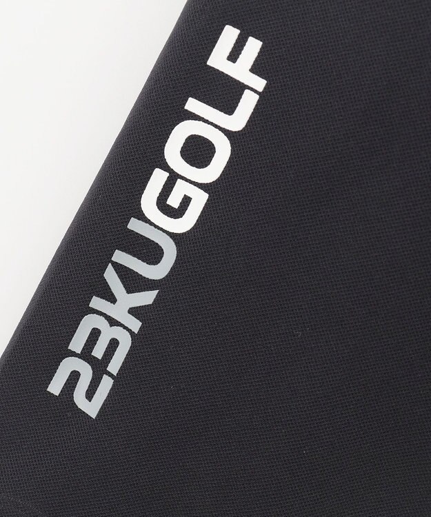 23区GOLF 【MEN】【吸水速乾/UVケア】30デニール 無地Vネックインナーシャツ ブラック系