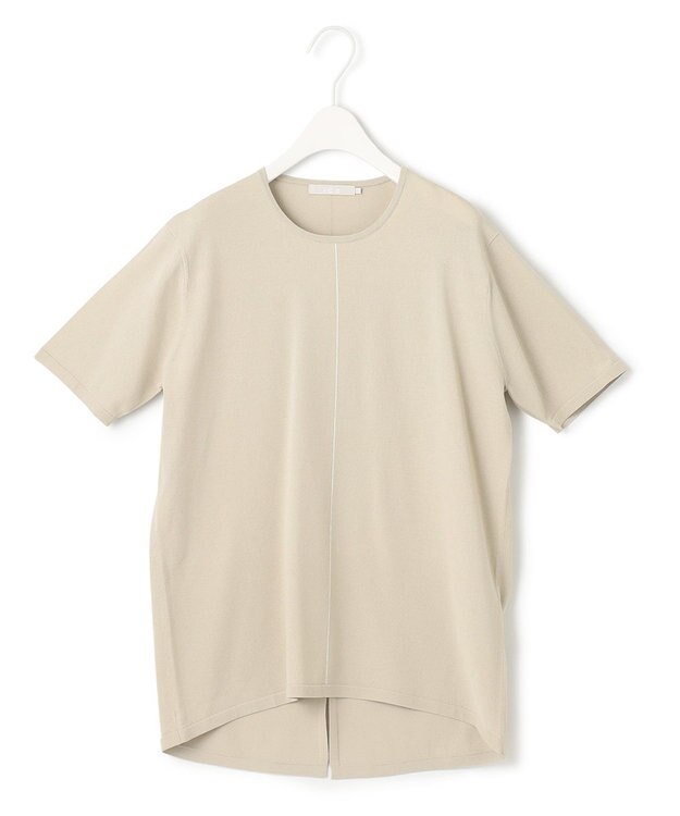 ICB 【洗える】VIS/NYハイゲージ 半袖プルオーバー ライトオリーブ系